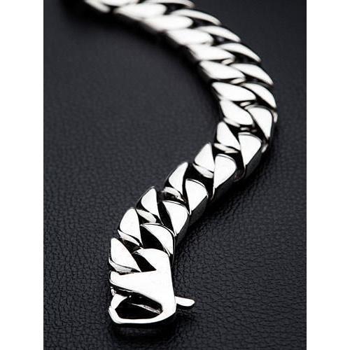 Cuban Link Sterling Silber Armband