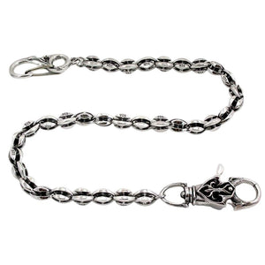 Cadenas para billeteras personalizadas de plata esterlina