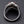 Garnet Heart Dagger Sterling Silver Ring — rear view of ring band and dagger