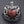 Garnet Heart Dagger Sterling Silver Ring — front view of garnet heart and dagger