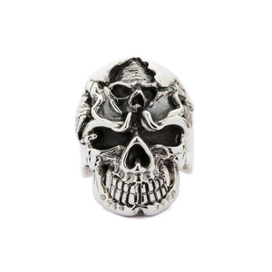 Bagues tête de mort en argent sterling 925