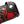 Carica l&#39;immagine nel visualizzatore Galleria, Portafoglio Biker Demone Rosso Pelle Intagliata Stingray
