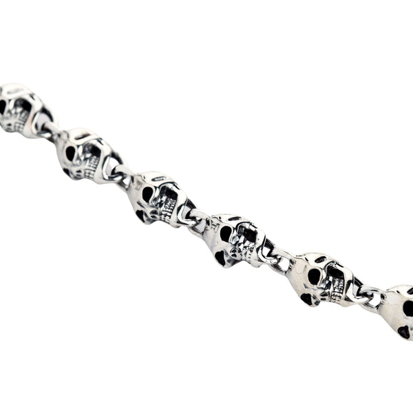 Diamond Biker Skull Necklaces