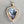 Gold-Plated Guitar Pick Sterling Silver Pendant with Clear CZ, product view 1