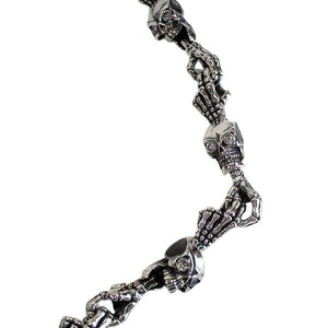 Diamond Skull Portemonnaie Kette