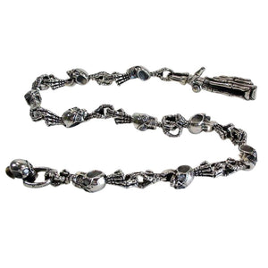 Diamond Skull Portemonnaie Kette