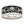 Anelli tribali in argento con diamante