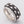 Load image into Gallery viewer, Silver Double Skull Mens Spin Ring
