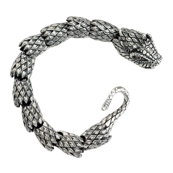 Sterling Silber Drachen Herrenarmband