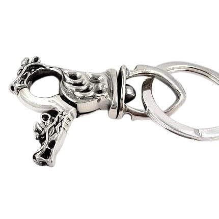 Брелки для ключей из стерлингового серебра с драконом