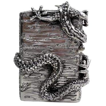 Encendedor de plata esterlina Dragon
