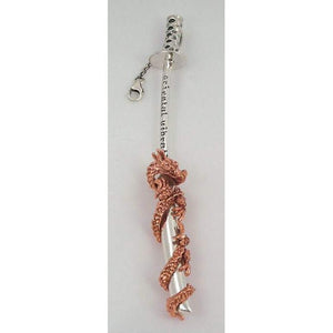 Copper Dragon Silver Sword Pendants