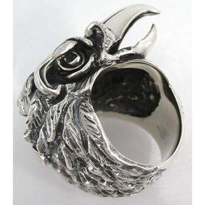 Sterling Silver Heavy Harley Eagle Rings