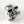 Anello da uomo con teschio di smeraldo