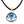Load image into Gallery viewer, Gothic Blue Evil Eye Pendant
