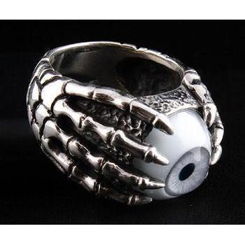 Sterling Silver Eyeball Ring