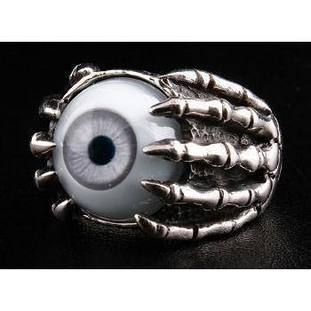 Sterling Silver Eyeball Ring
