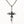 Load image into Gallery viewer, 925 Sterling Silver Flame Cross Pendant
