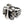 Load image into Gallery viewer, Silver Flame Cross Skull Rings
