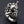 Green Eye Frog Sterling Silver Ring, frog left angle