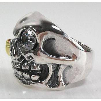 Байкерское кольцо с черепом Забавной мафии
