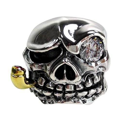 Funny Mafia Skull Biker Ring