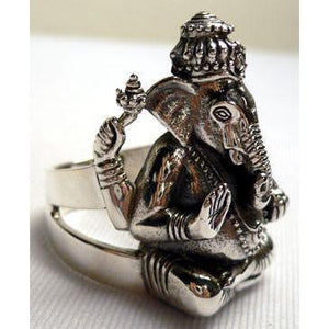 Anelli Ganesh in argento sterling 925