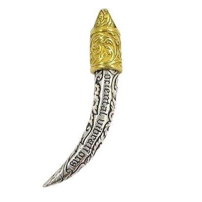 Sterling Silver Ganesha Tusk Pendant