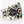 Load image into Gallery viewer, Silver Garnet Tribal Cross Ring
