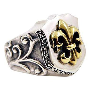 Bague Fleur De Lys Or Jaune