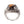 Gothic Claw Tiger Eyes Mens Ring