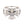 Bague en argent et croix en cristal gothique, croix sous un angle avant