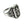 Load image into Gallery viewer, Silver Gothic Cross Mens Ring
