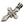 Gothic Kreuz Sterling Silber Herrenanhänger