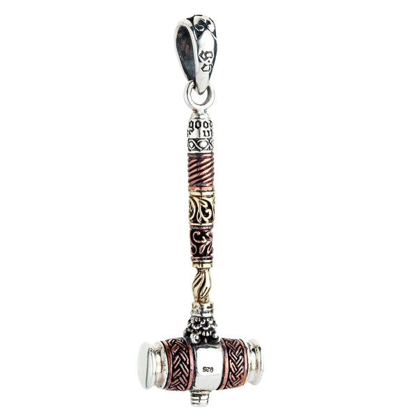 Sterling Silver Gothic Hammer Pendant