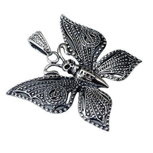 Colgante Gótico Mariposa Calavera