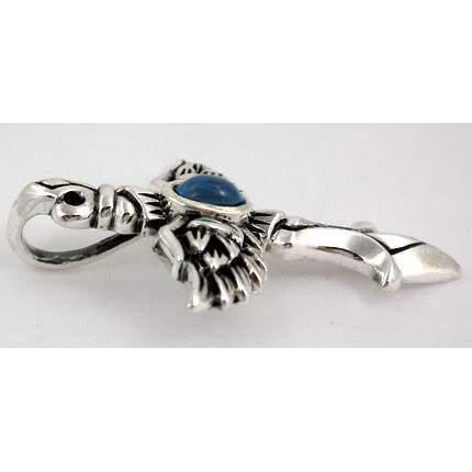 Sterling Silver Gothic Wings Pendants