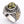 Load image into Gallery viewer, Green Amber Mexican Skull Gothic Mens Ring
