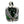 Load image into Gallery viewer, Silver Green Moonstone Gothic Pendant
