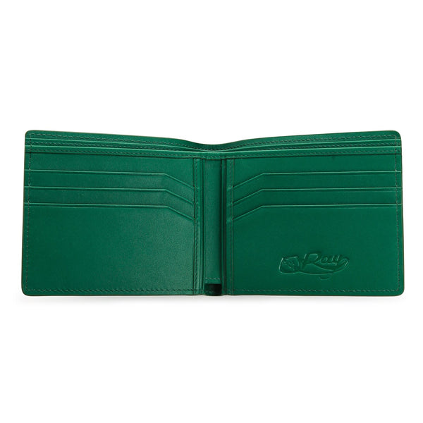 Green Polished Stingray Wallet