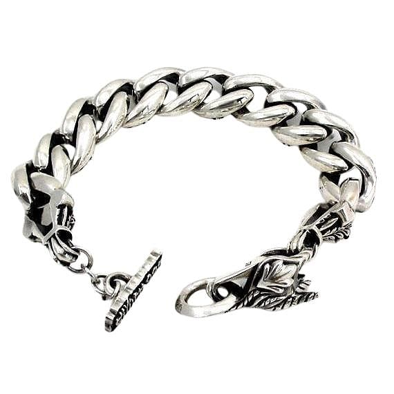 Bracciale Dragon Griffin in argento sterling 925