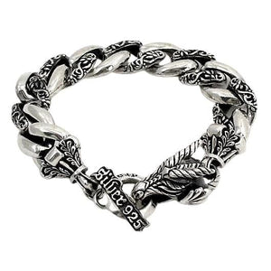 925 Sterling Silber Drachengriffin Armband