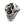 Загрузить изображение в программу просмотра галереи, Серебряное кольцо с черепом Grim Reaper Hood
