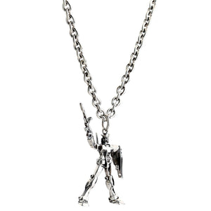 Collar con colgante Gundam de plata esterlina