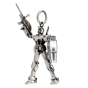 Collar con colgante Gundam de plata esterlina