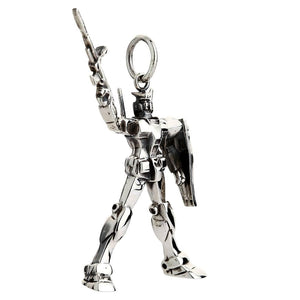 Collar con colgante Gundam de plata esterlina