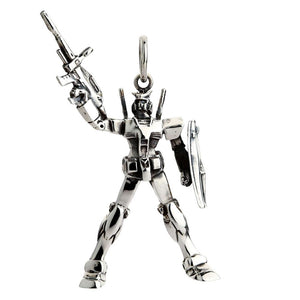 Collar con colgante Gundam de plata esterlina