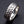 Bague pour homme en argent sterling 925 martelé