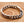 Pulsera de plata esterlina con identificación martillada para hombre
