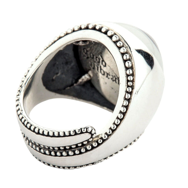Женское кольцо со сглазом ручной работы